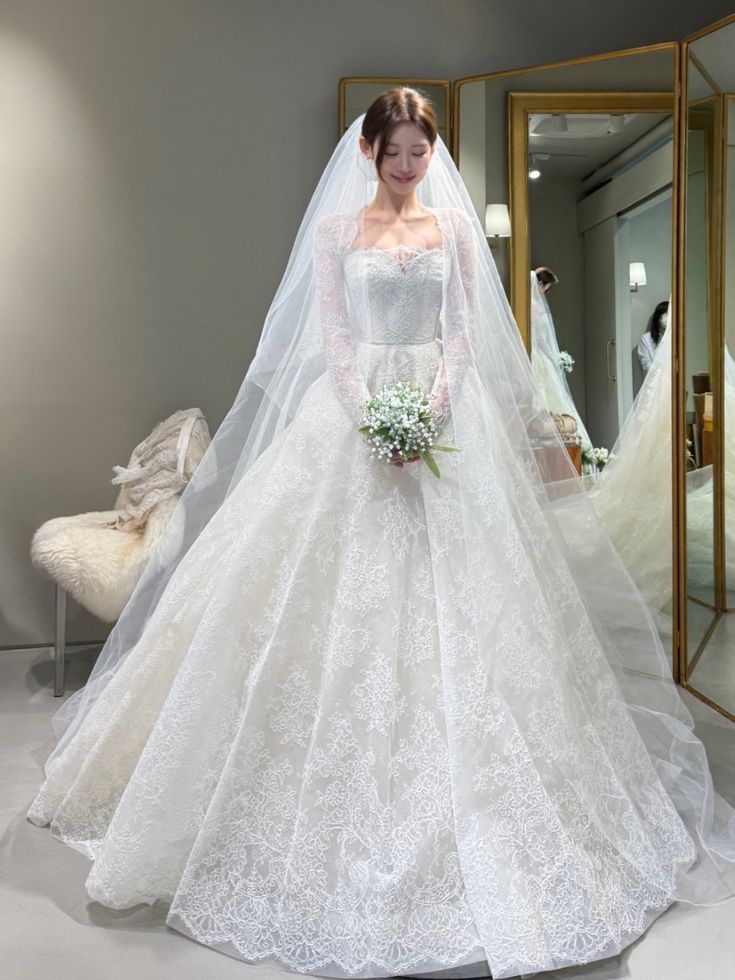 Classic Lace Wedding Gown